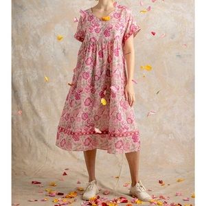 NWT Gudrun Sjoden Peace Dress in Light Powder Pink size small